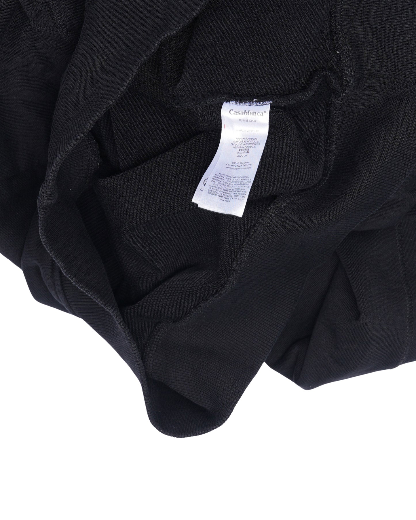 Logo Embroidered Cotton Hoodie