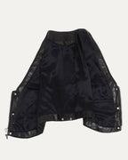 Women's Quilted Leather Vest