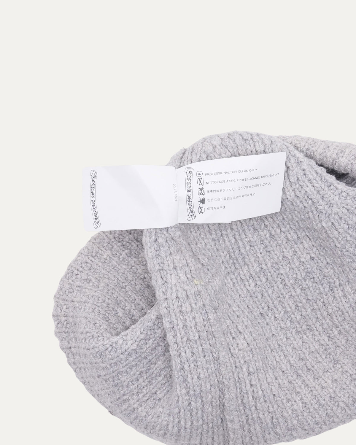 Cashmere-Blend Waffle Knit Beanie