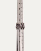 Pink Sapphire Cemetery Cross Ring