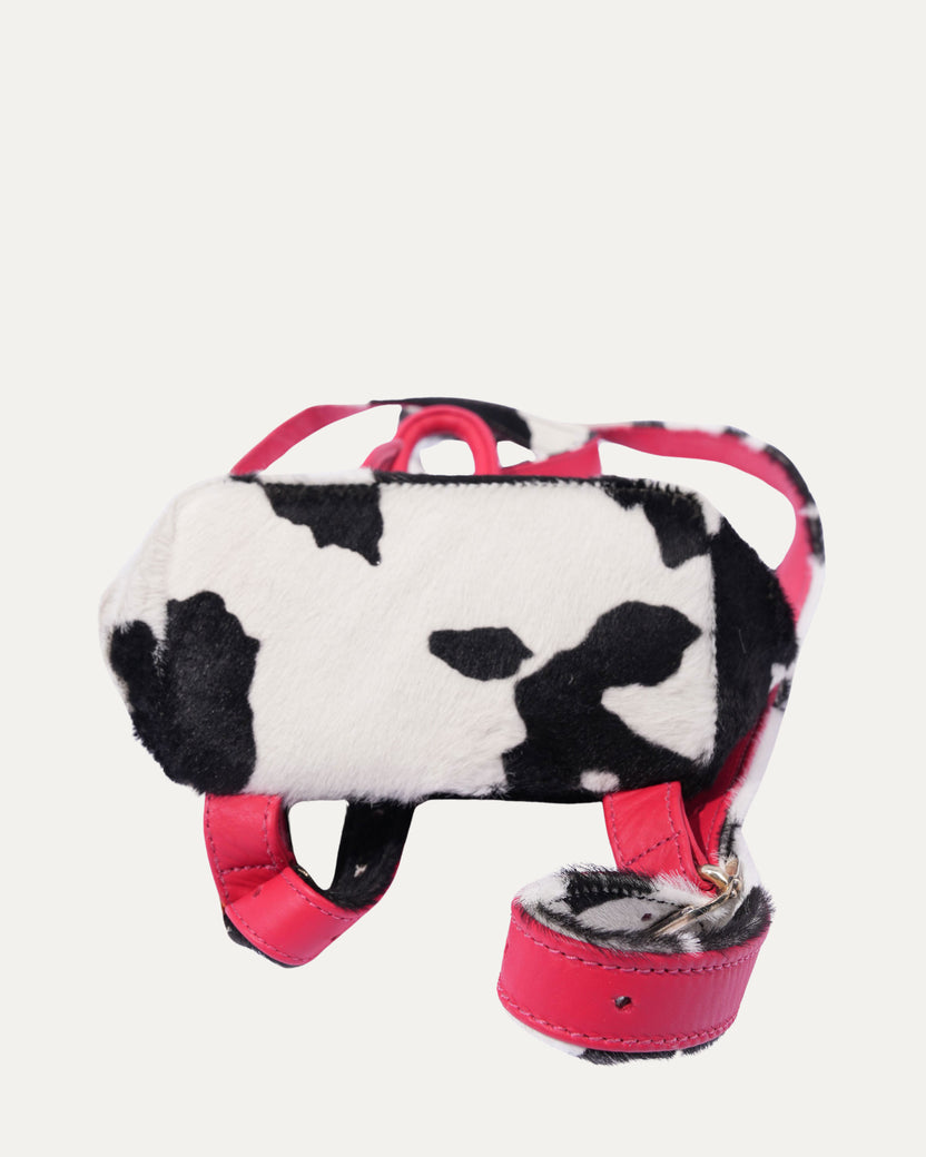 Mini Cow Print Backpack