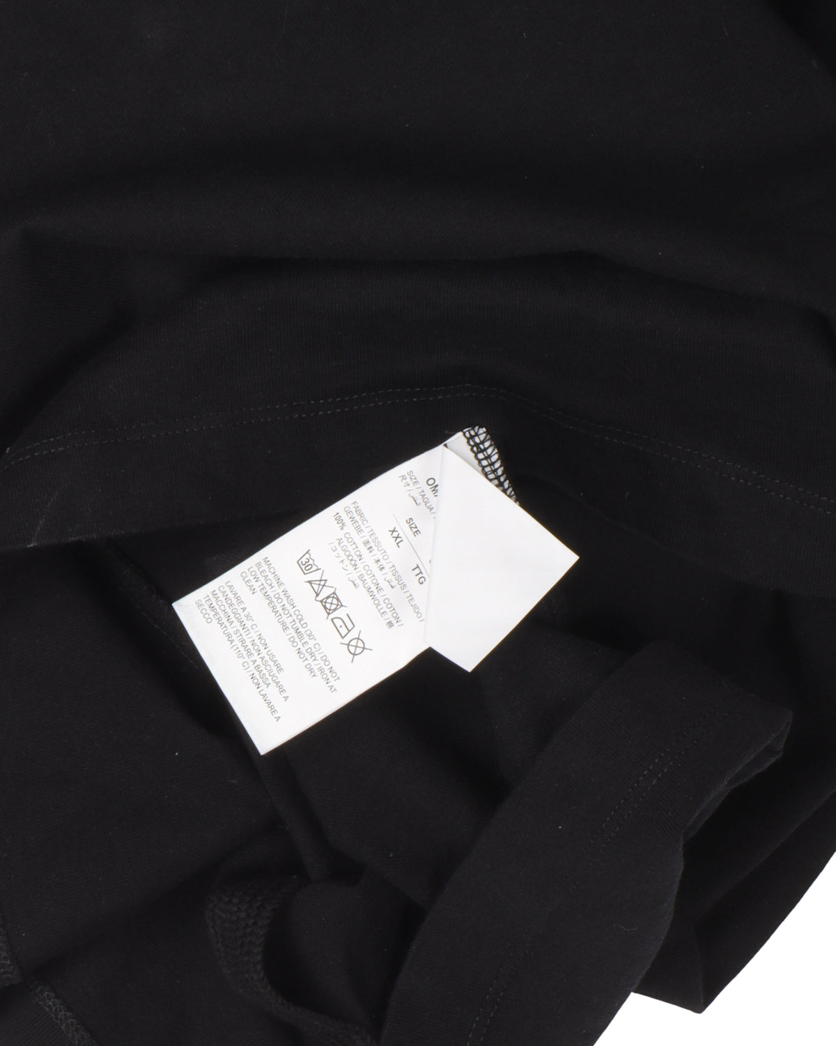 Diagonal Logo Long Sleeve T-Shirt