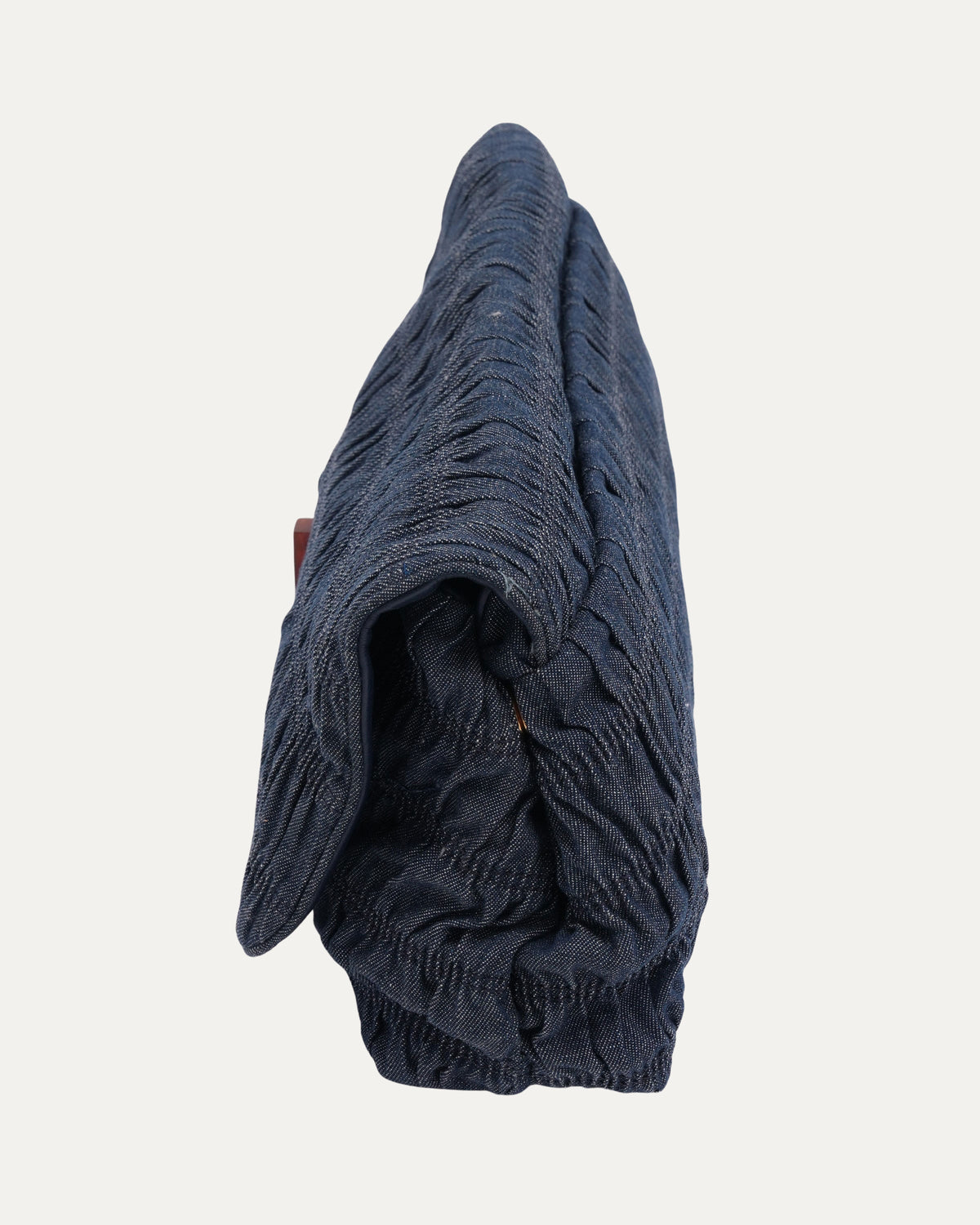 Gaufré Denim Clutch