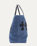 St. Barth Exclusive Denim Cross Patch Tote bag