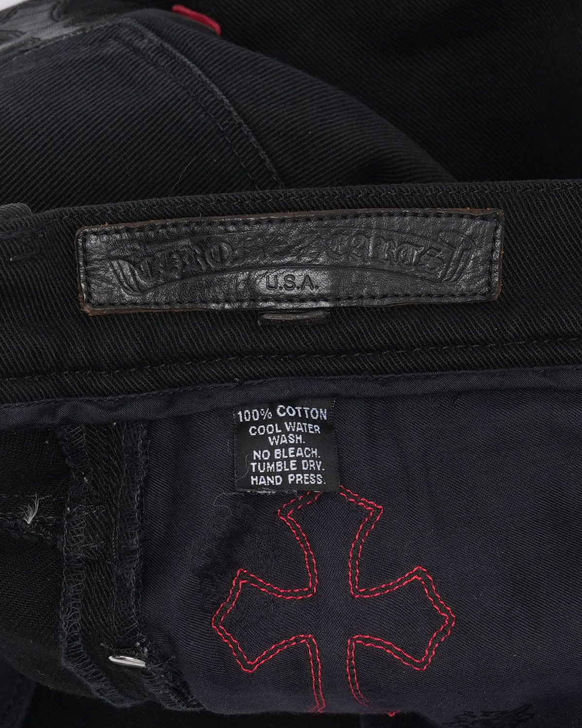Fleur Knee Cross Star and Dagger and Patch Jeans