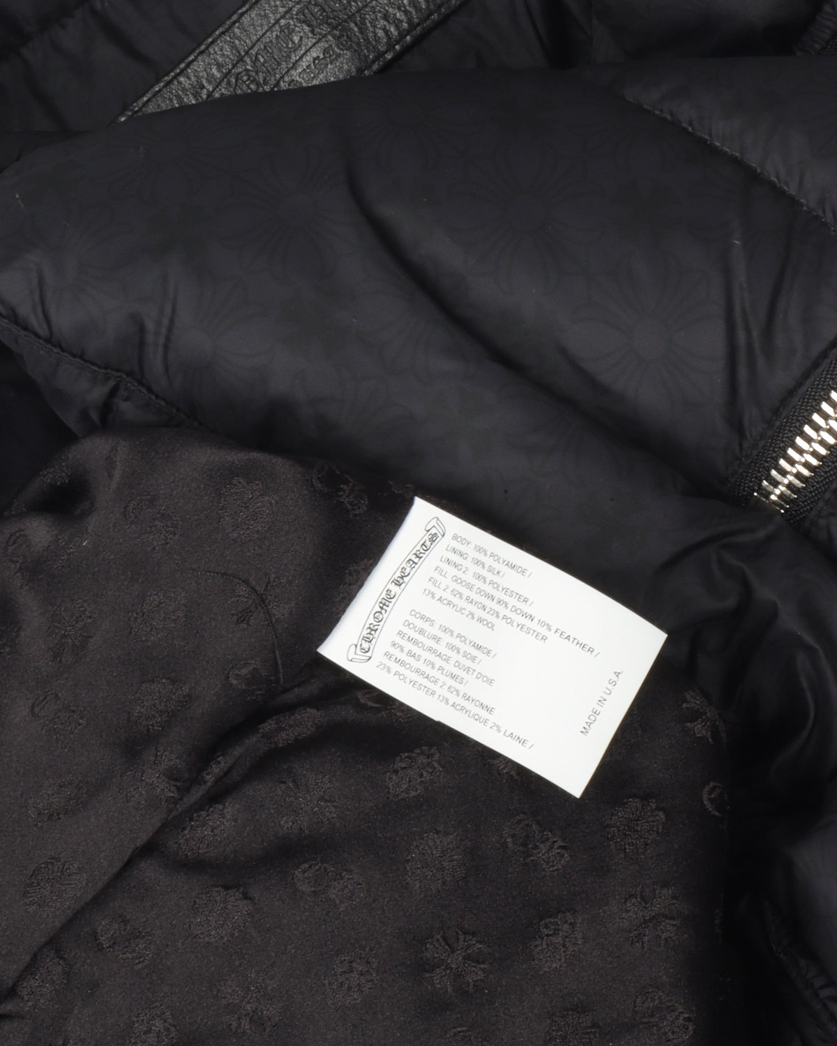 Tonal Monogram Puffer Jacket with Packable Hood
