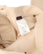 Monogram Embossed Double Knee Carpenter Pants