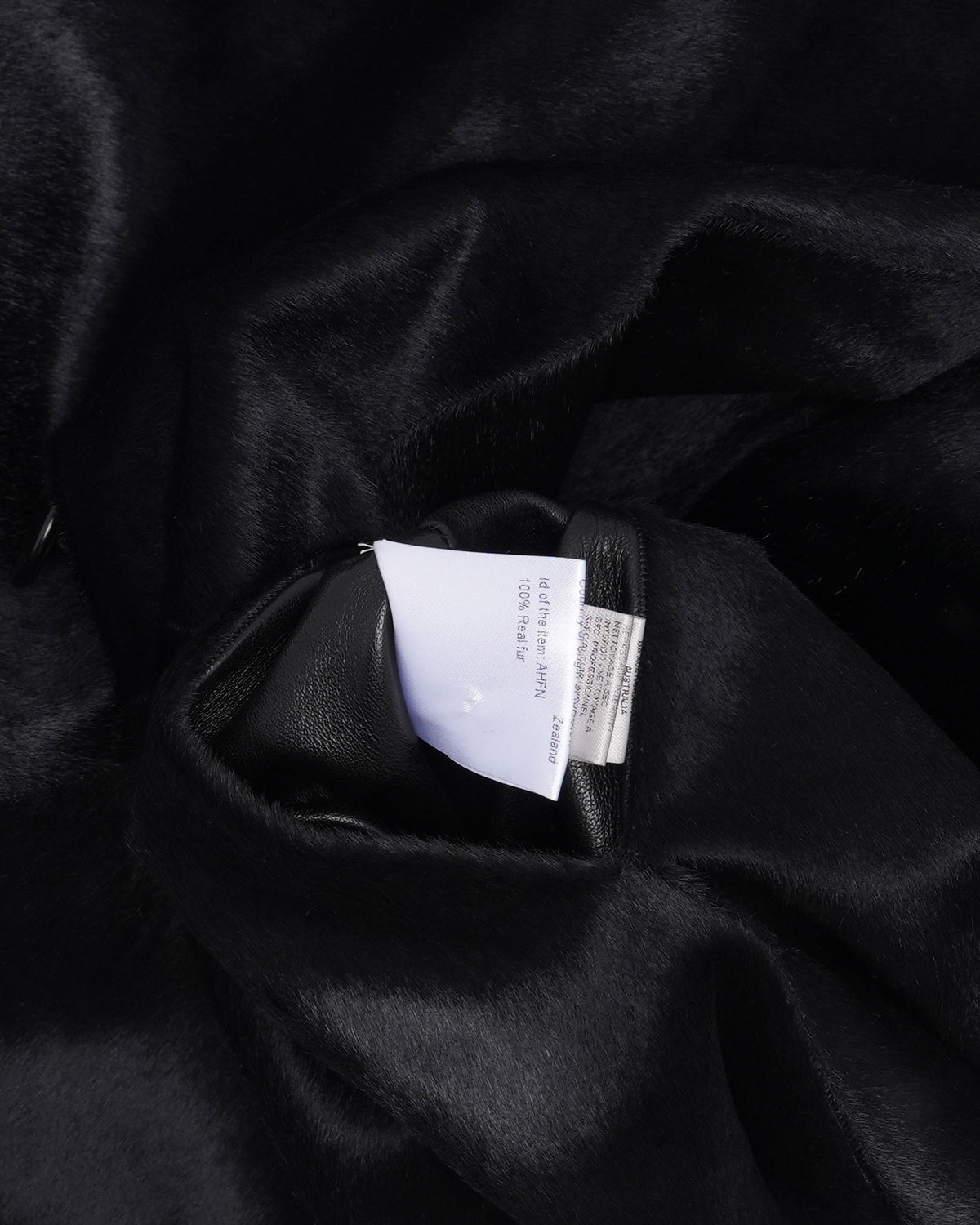 Double Breasted Pony Hair Coat