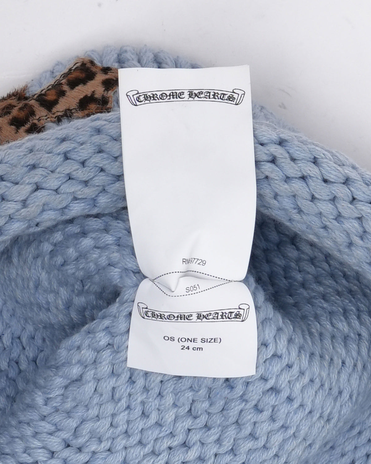 Cashmere Cross Patch Beanie