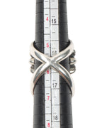Emerald Infinity Cross Ring