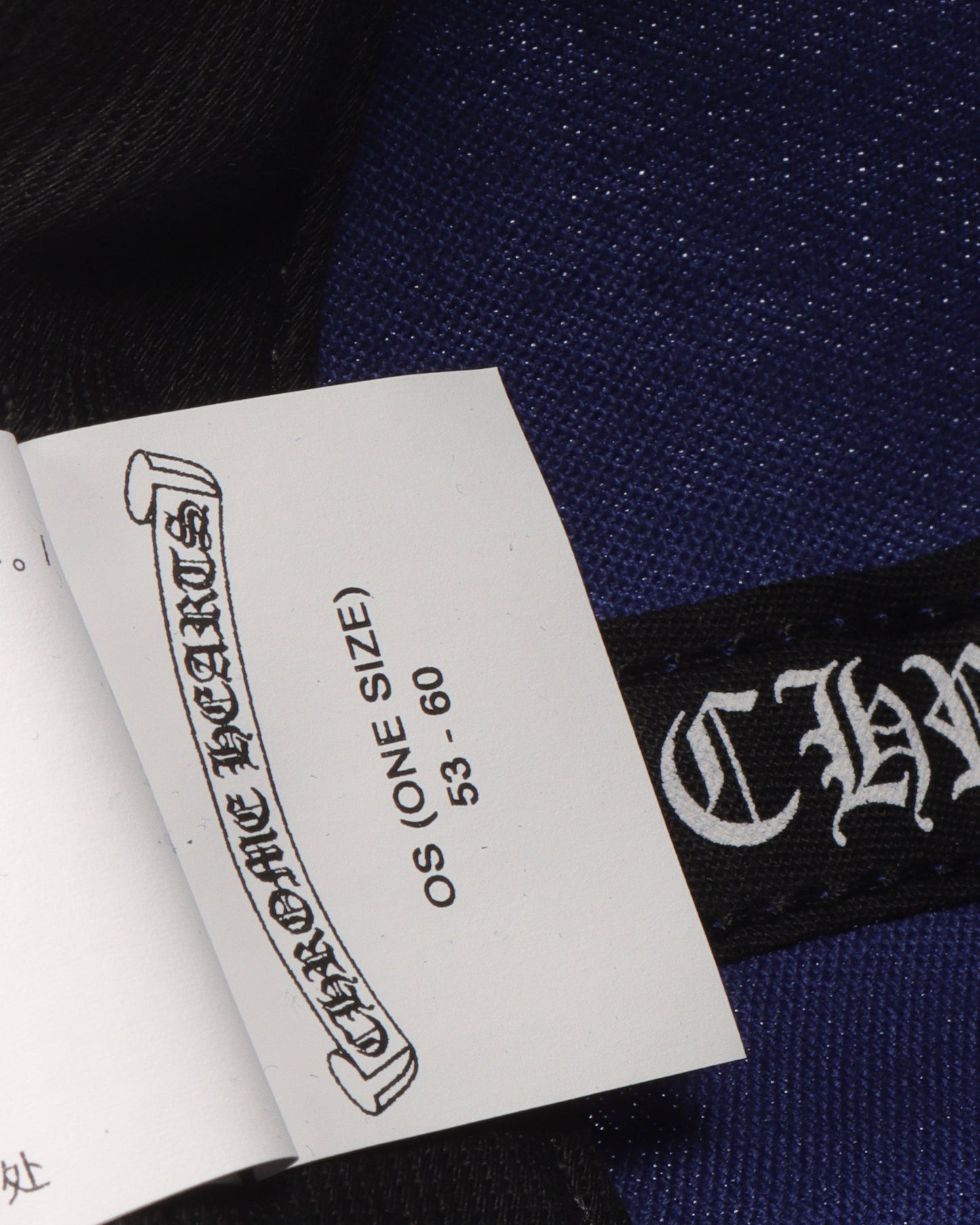 Blue CH Button Baseball Hat