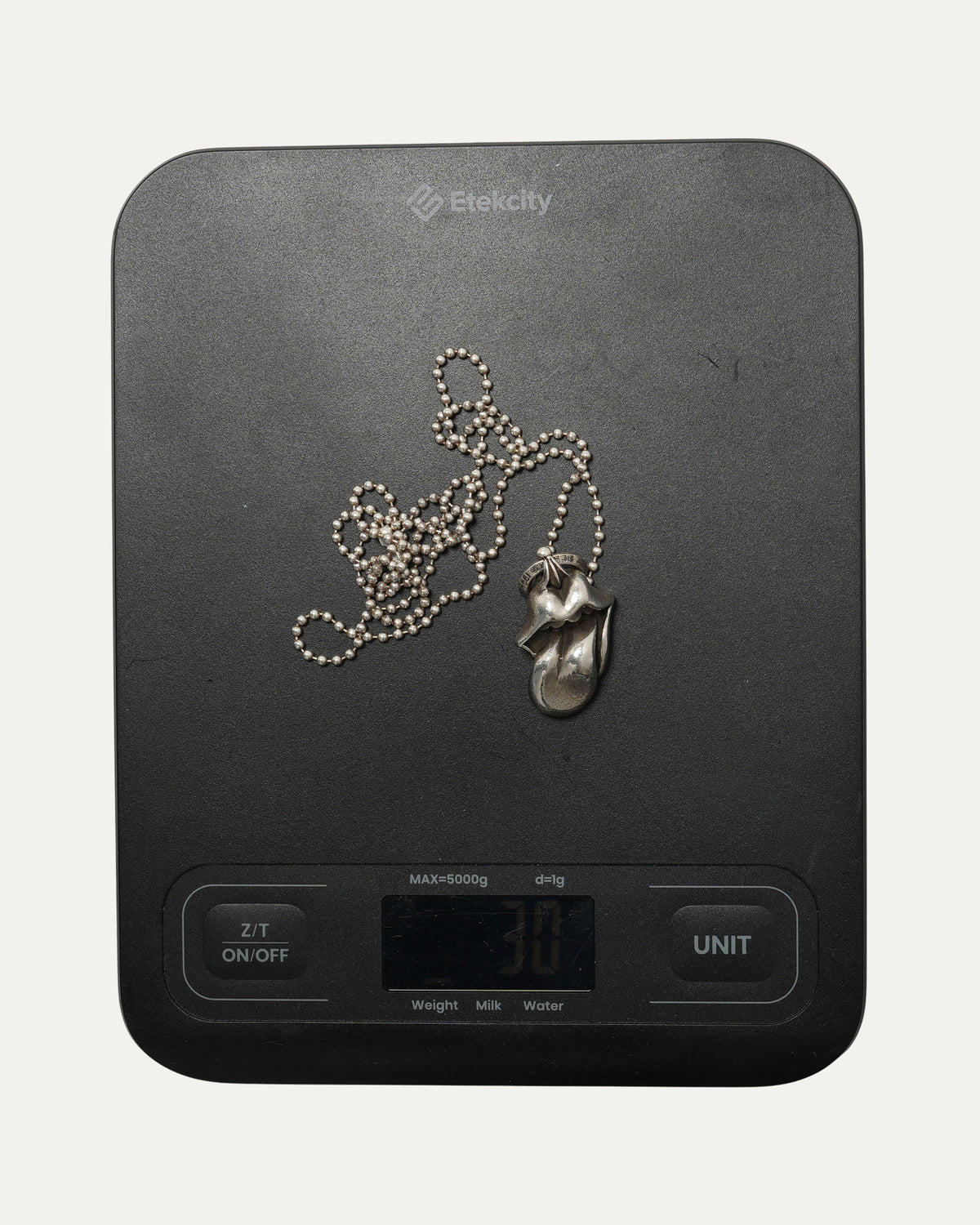 Rolling Stones Pendant with Ball Chain