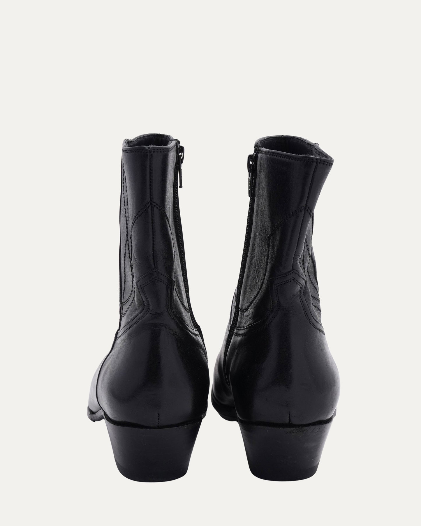 Zip Up Cowboy Boots