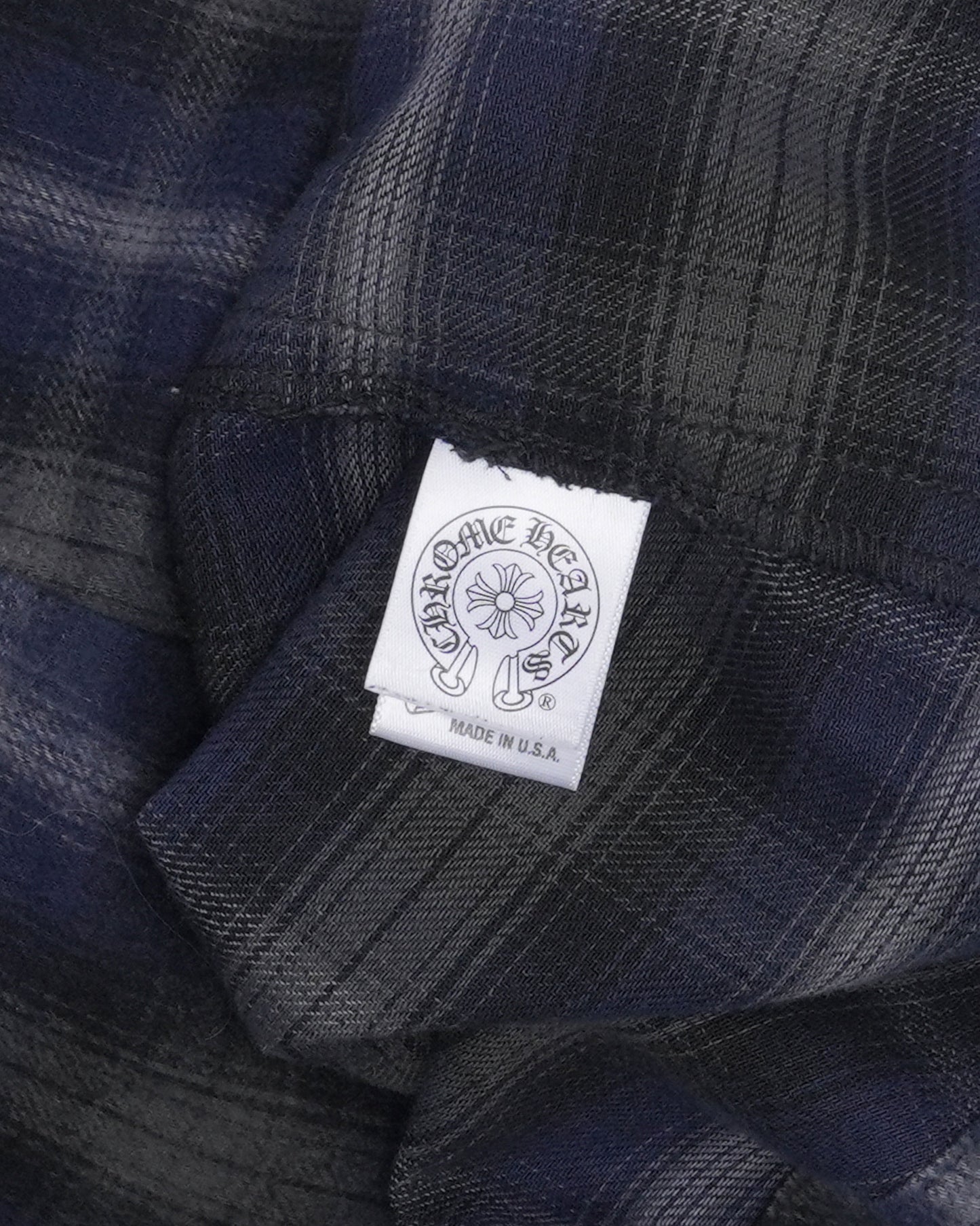 Leather Accent Fleur Yoke Flannel Shirt