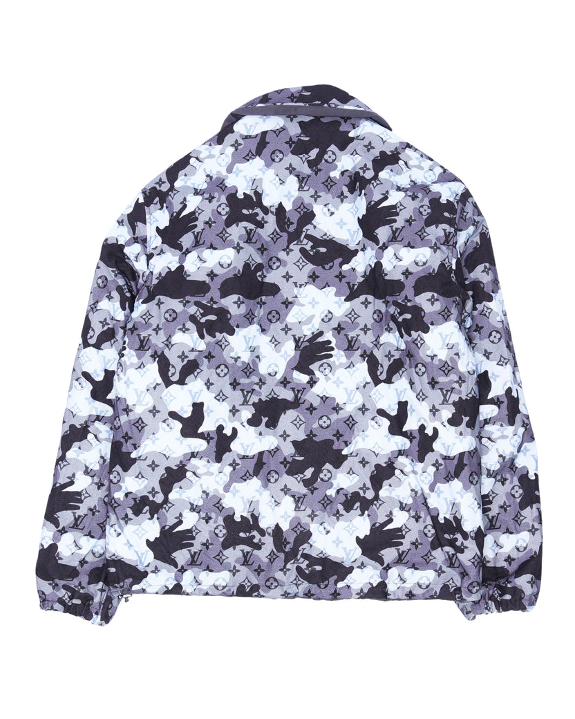 Reversible Camouflage Monogram Padded Jacket