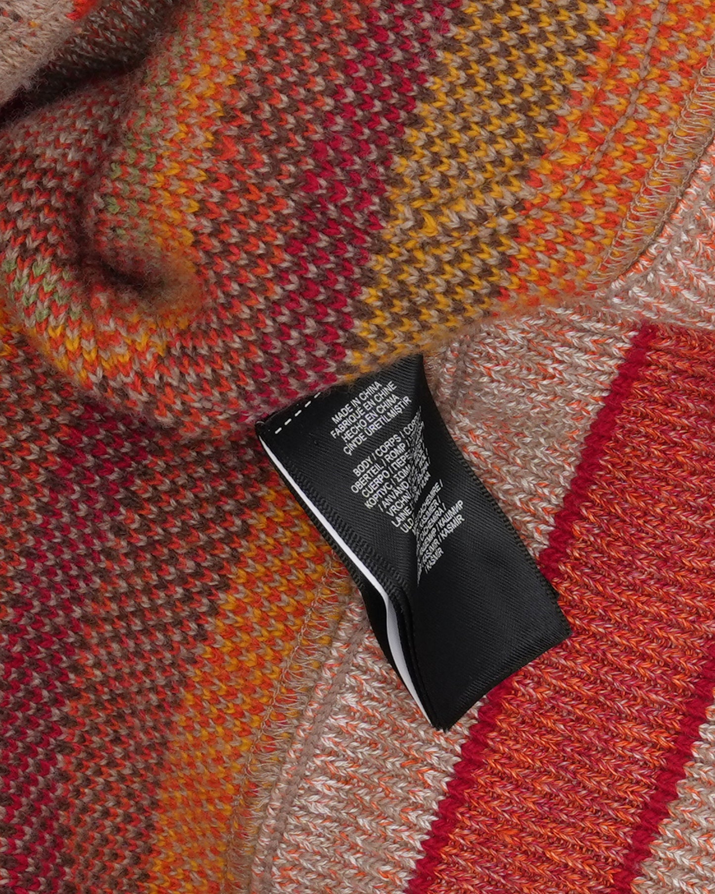 Southwestern Wool Blend Sweater Jacket