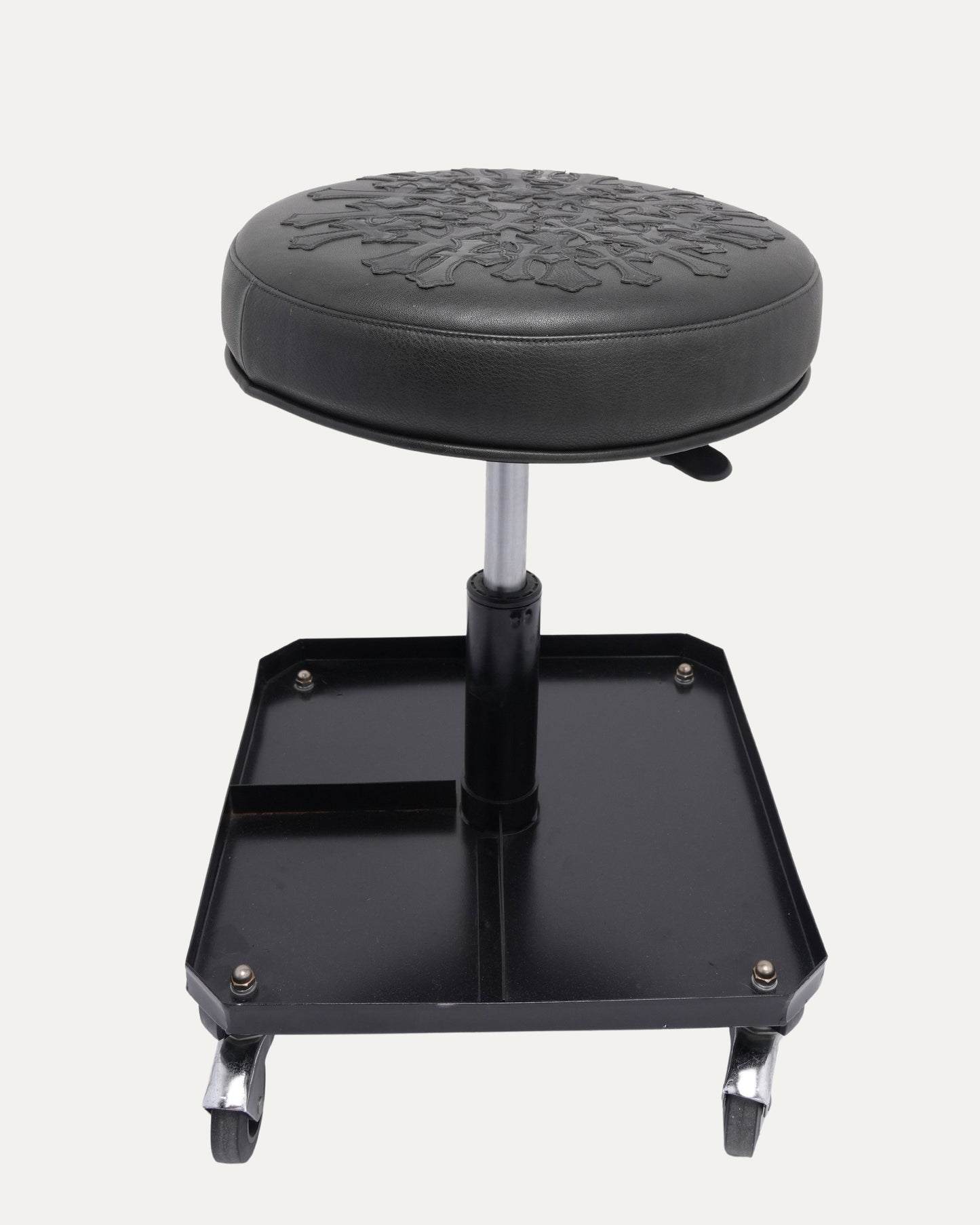 Cross Patch Shop Stool
