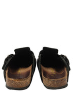 Birkenstock Boston Nubuck Leather Mules