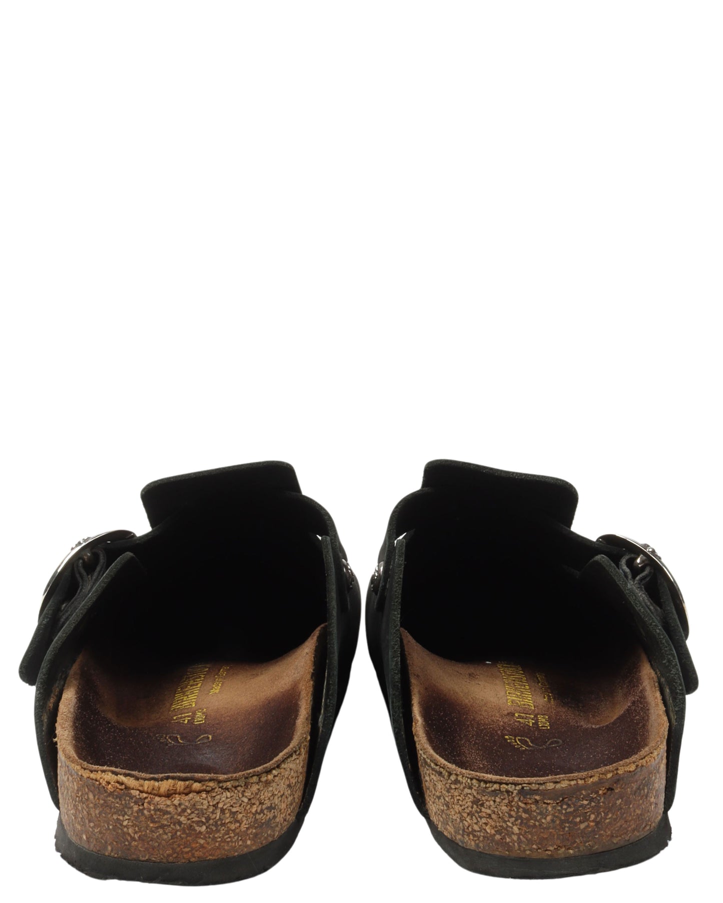 Birkenstock Boston Nubuck Leather Mules