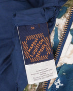 Earth Map Silk Blend Bomber Jacket
