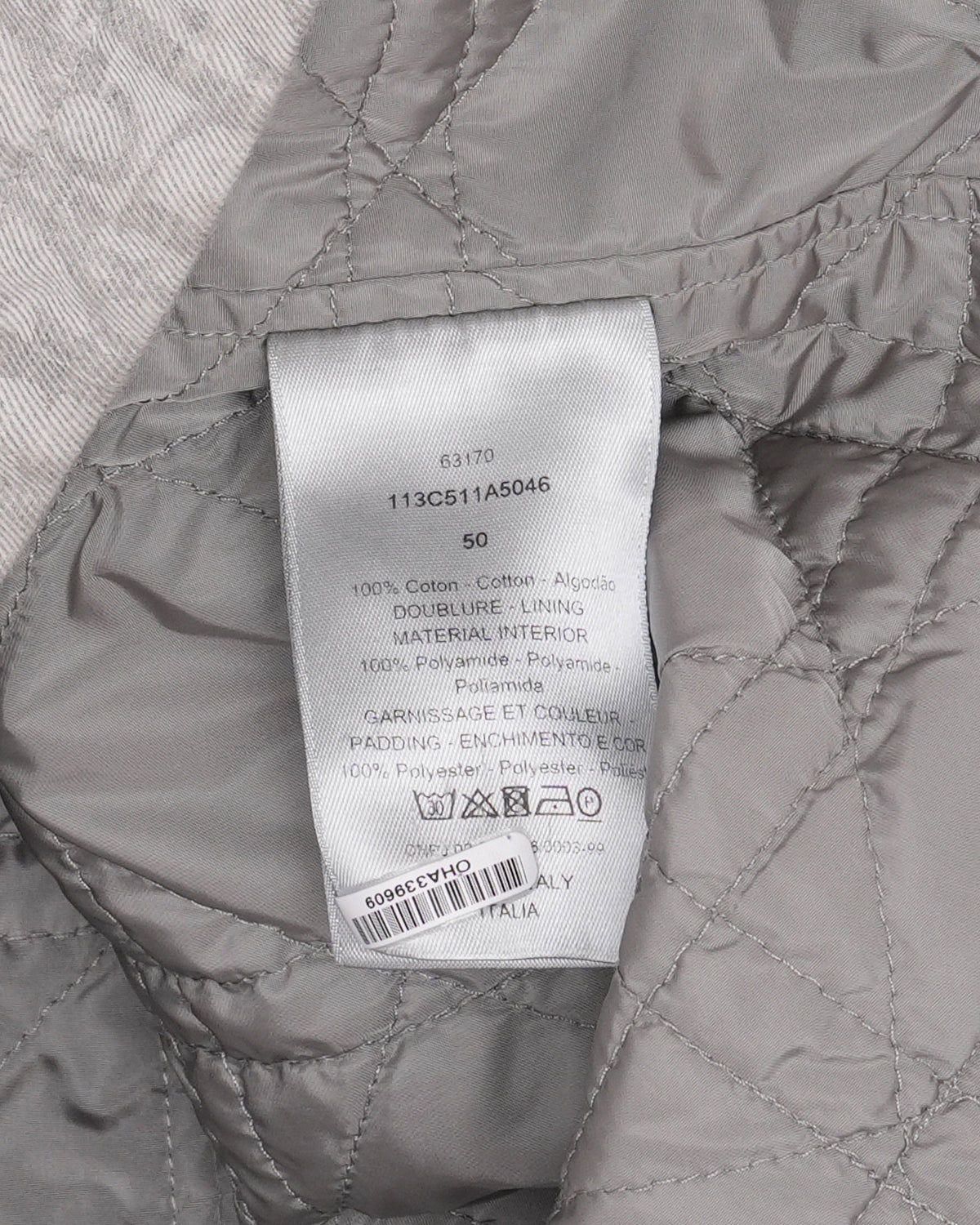 Oblique Monogram Jacquard Shirt Jacket