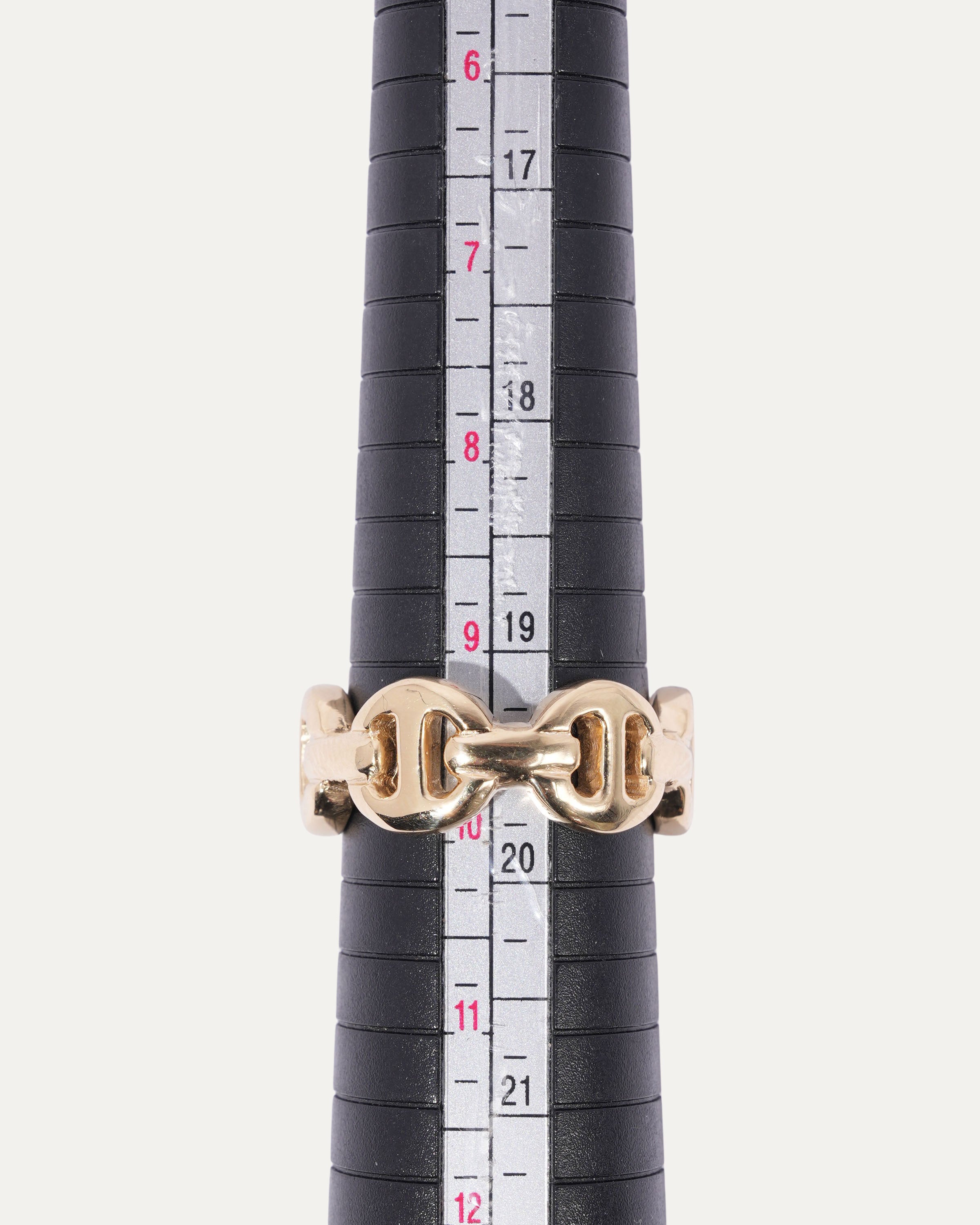 18k Yellow Gold Heritage Classic Tri-Link Ring