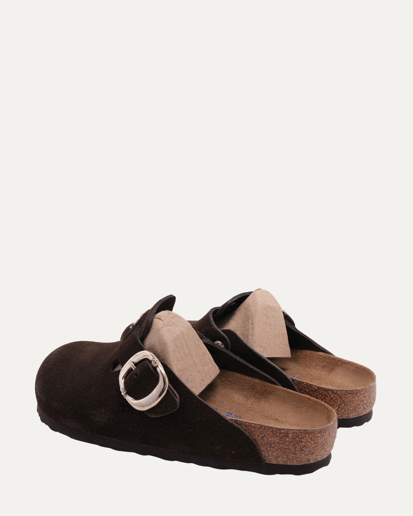 Dagger Embellished Birkenstock Boston Suede Mule
