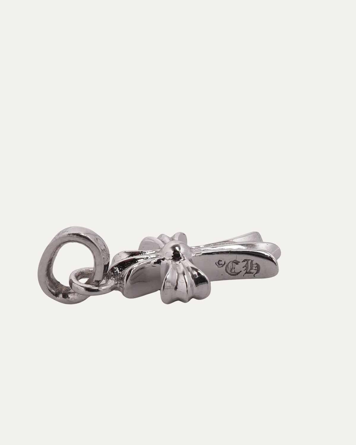 18k White Gold & Pink Sapphire Baby Fat Pendant