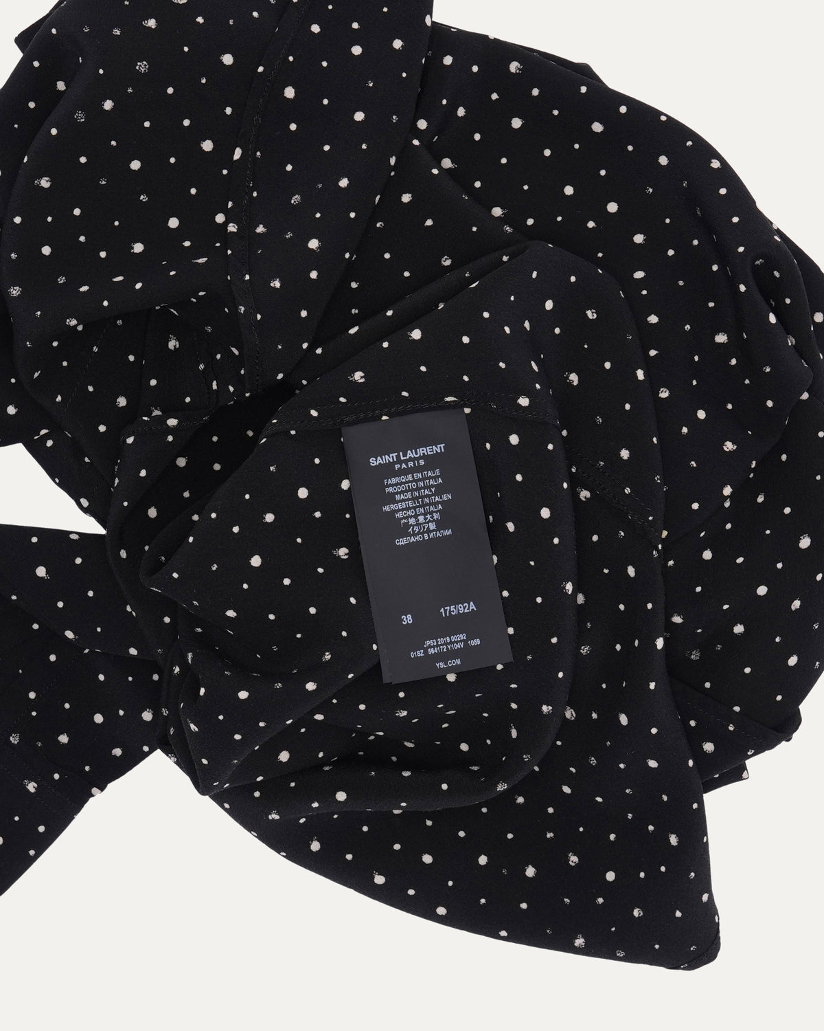 Dot Pattern Silk Shirt