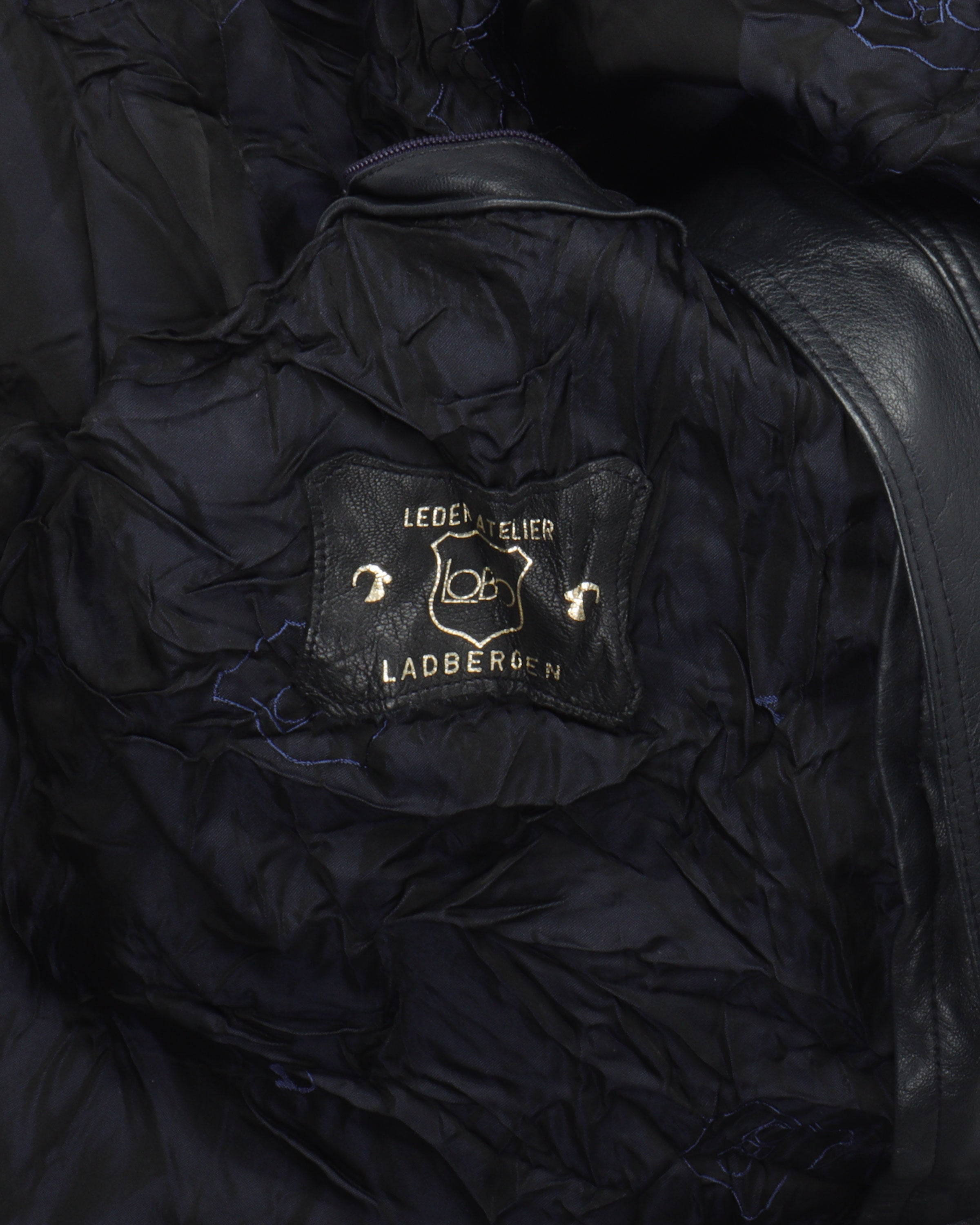 Leder Atelier Belted Leather Trench Coat
