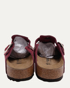 Dagger Embellished Birkenstock Boston Suede Mule