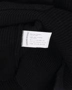 Cemetery Cross Patch Cashmere Zip Up Hooded Sweater