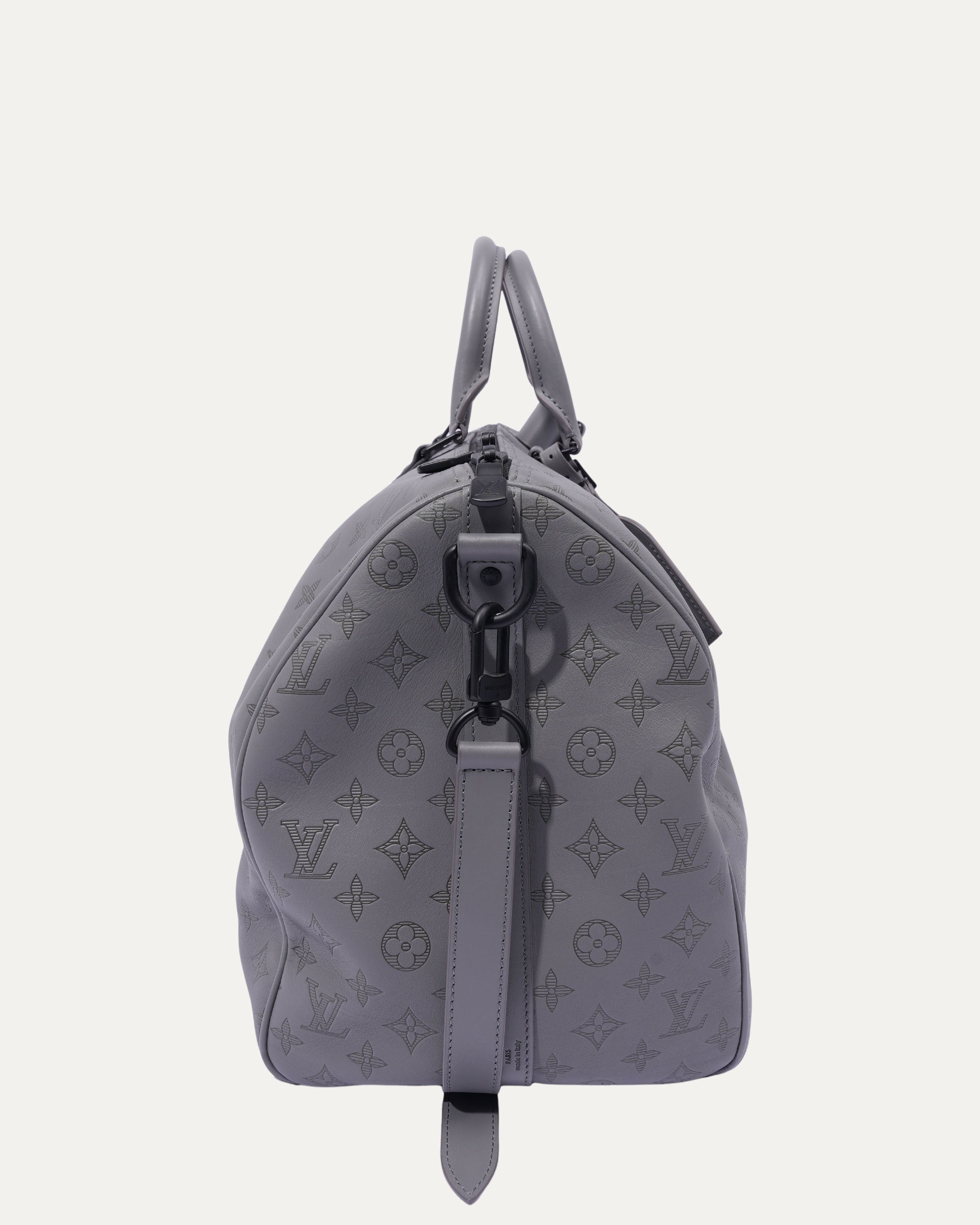 Calfskin Monogram Shadow Keepall Bandouliere 50