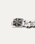 Diamond Ruby Sapphire American Flag ID Bracelet