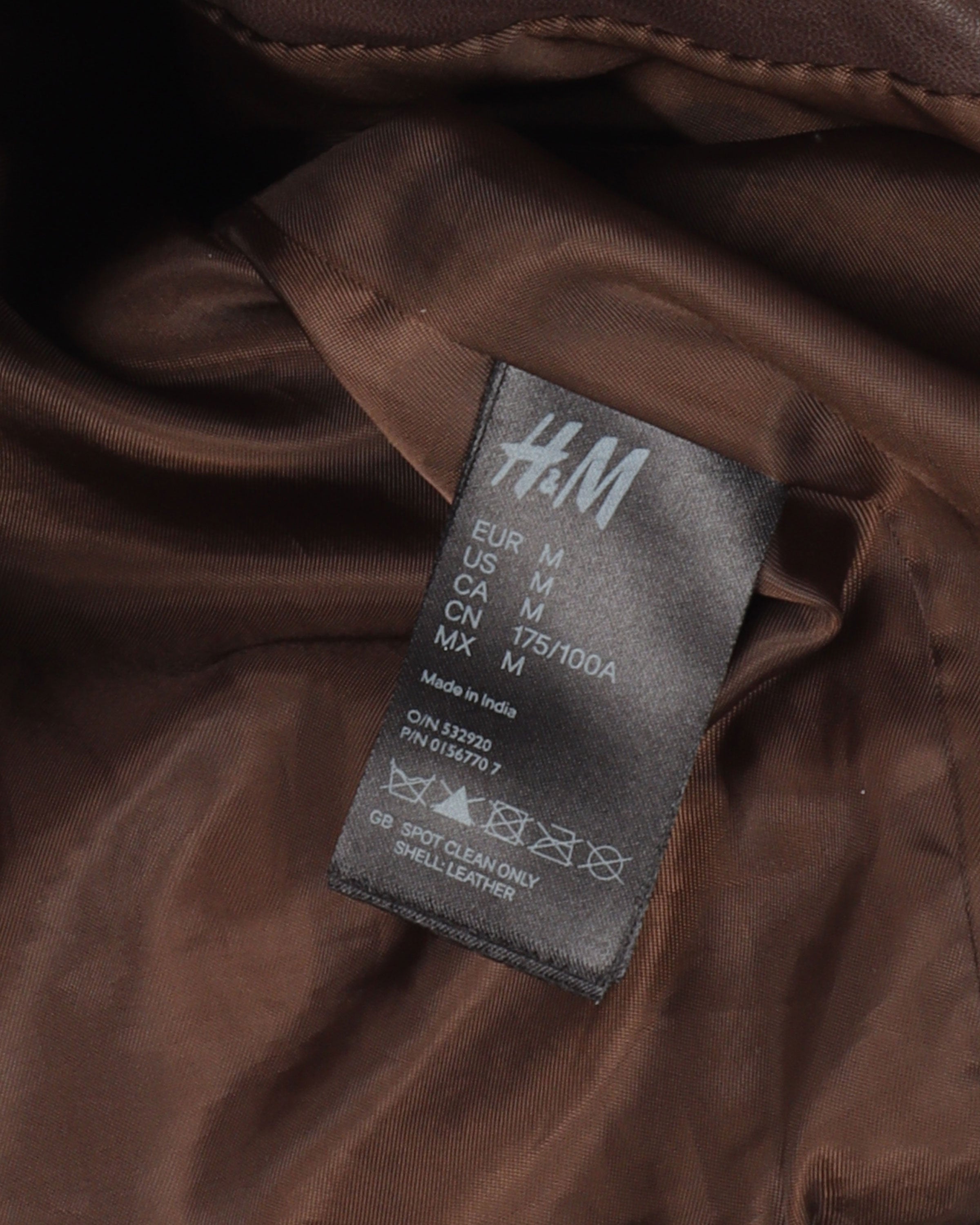 H&M Leather Belt Jacket