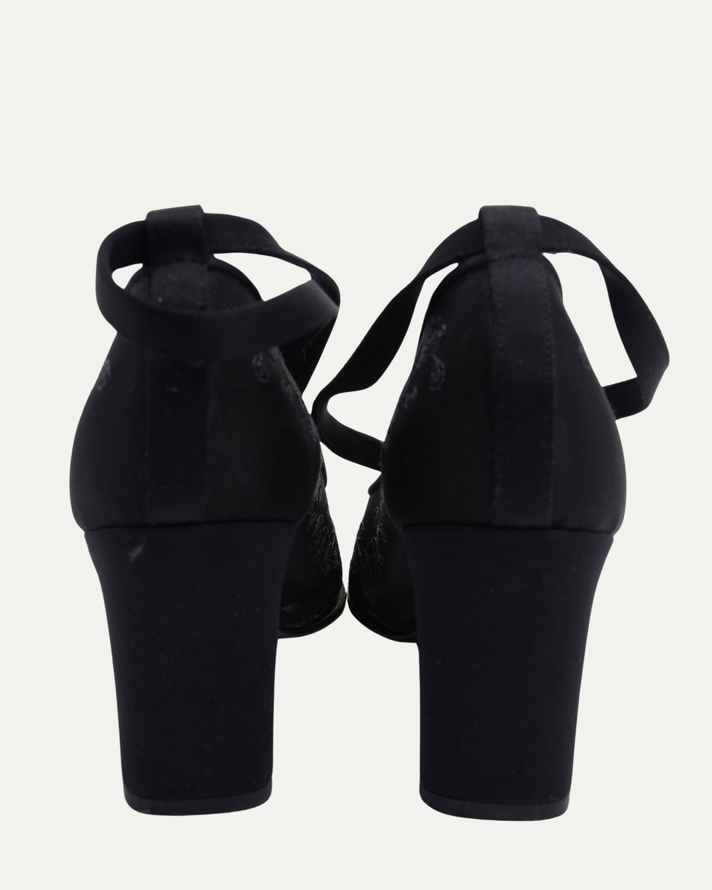 Lace Heels with Ribbon