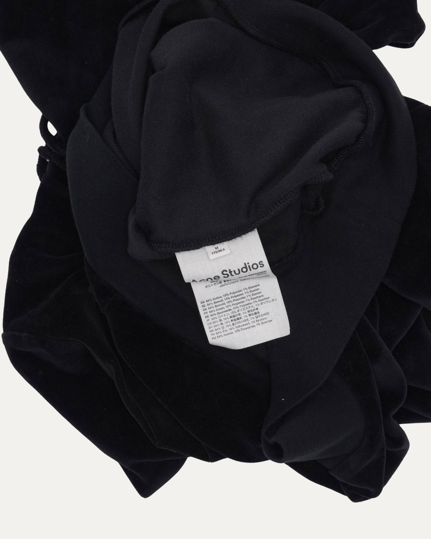 Velour Logo Hoodie