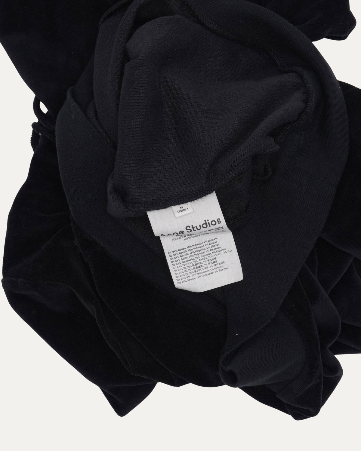 Velour Logo Hoodie