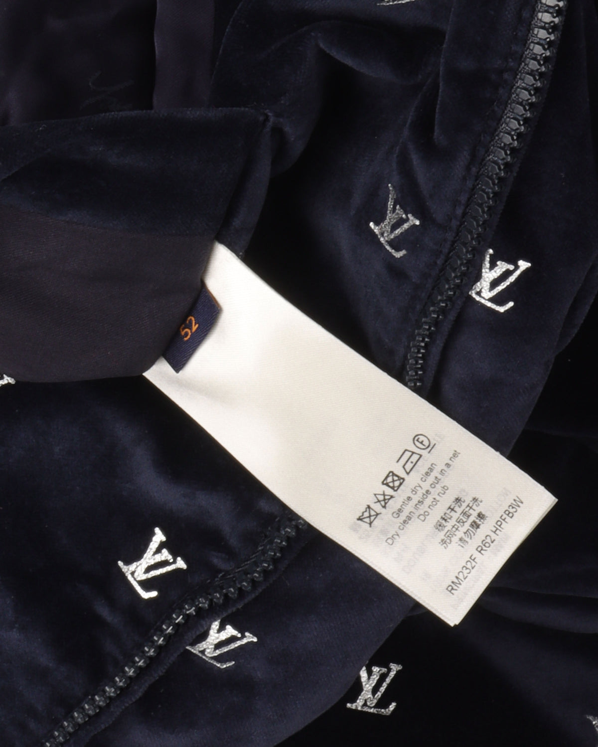 Velour Zip Up Jacket