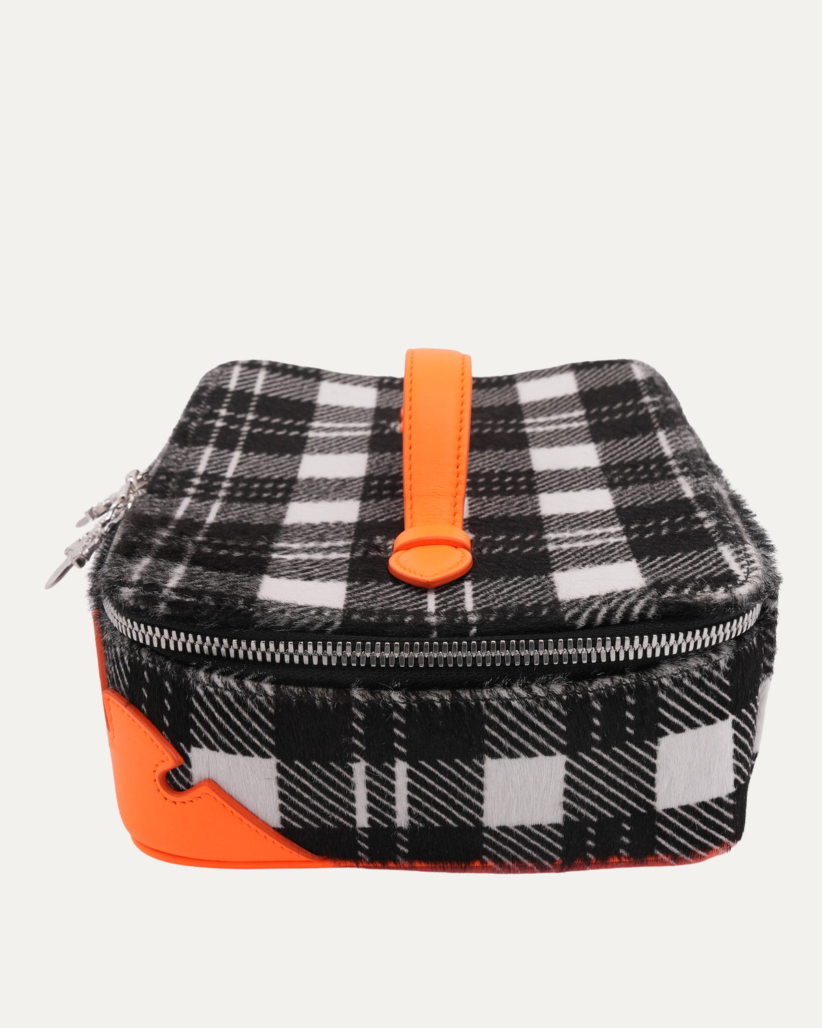 Plaid Pony Hair Jewelry Case