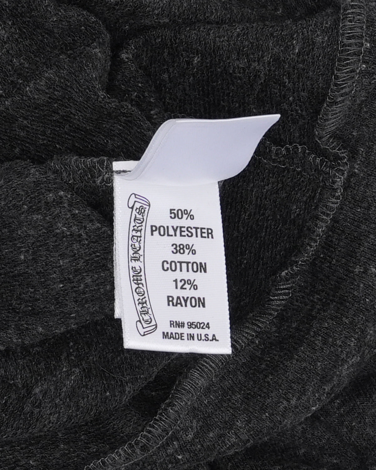Tonal Plus Cross Logo Zip Up Hoodie