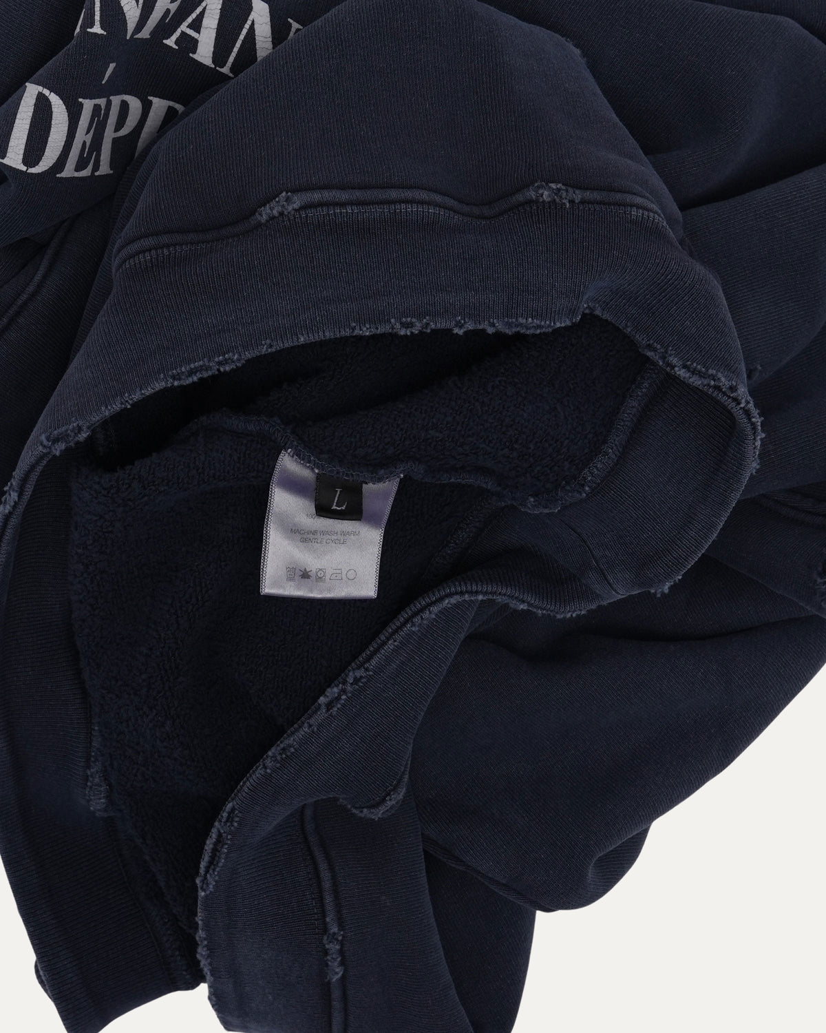 Distressed Classic Logo Hoodie