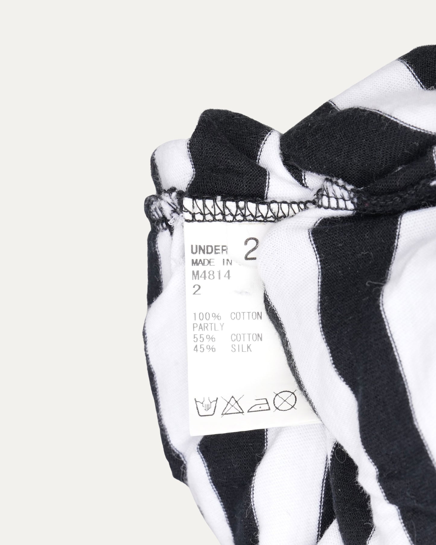 Striped Zipper Detail Pocket T-Shirt