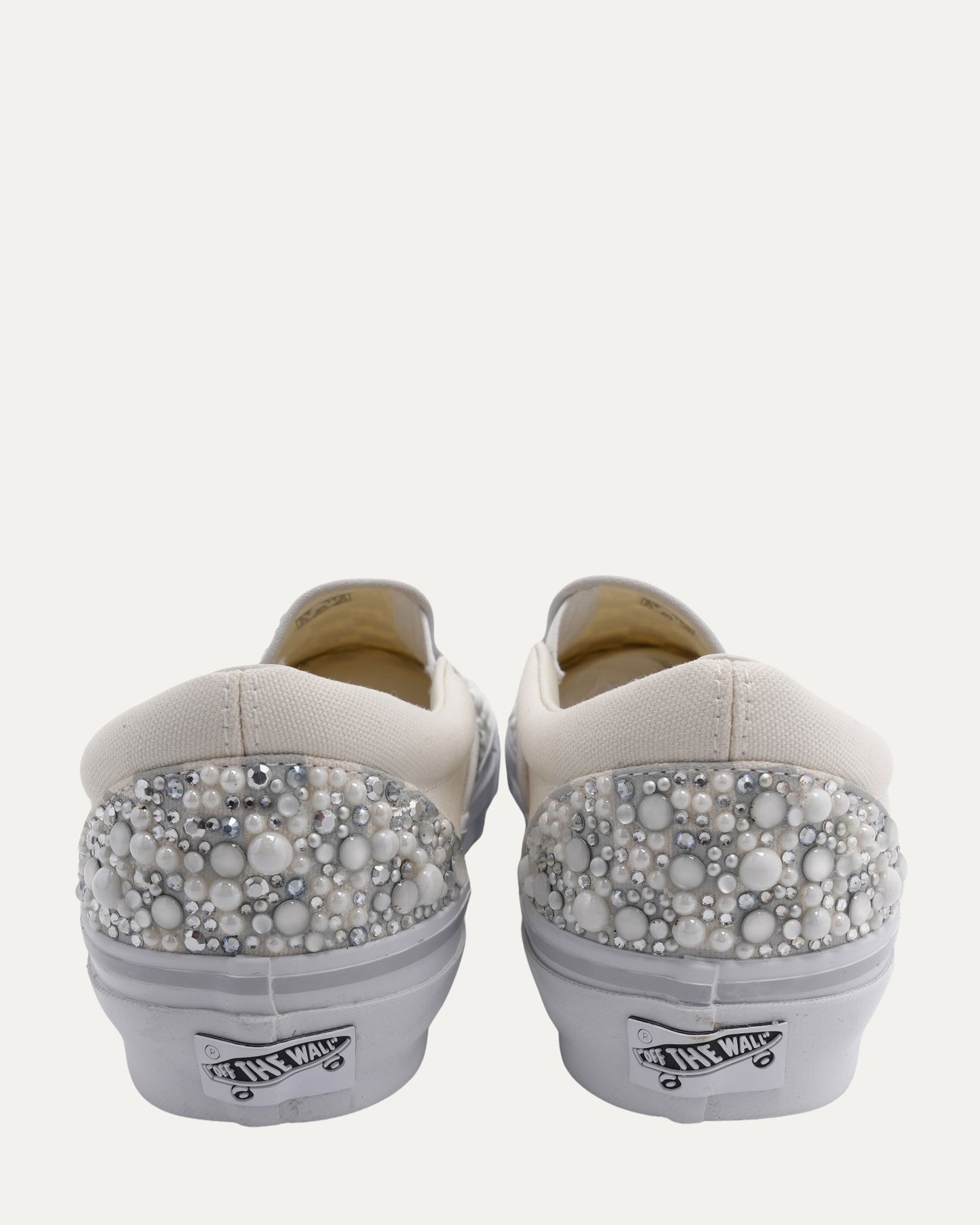 Embellished Vans Slip On Sneakers
