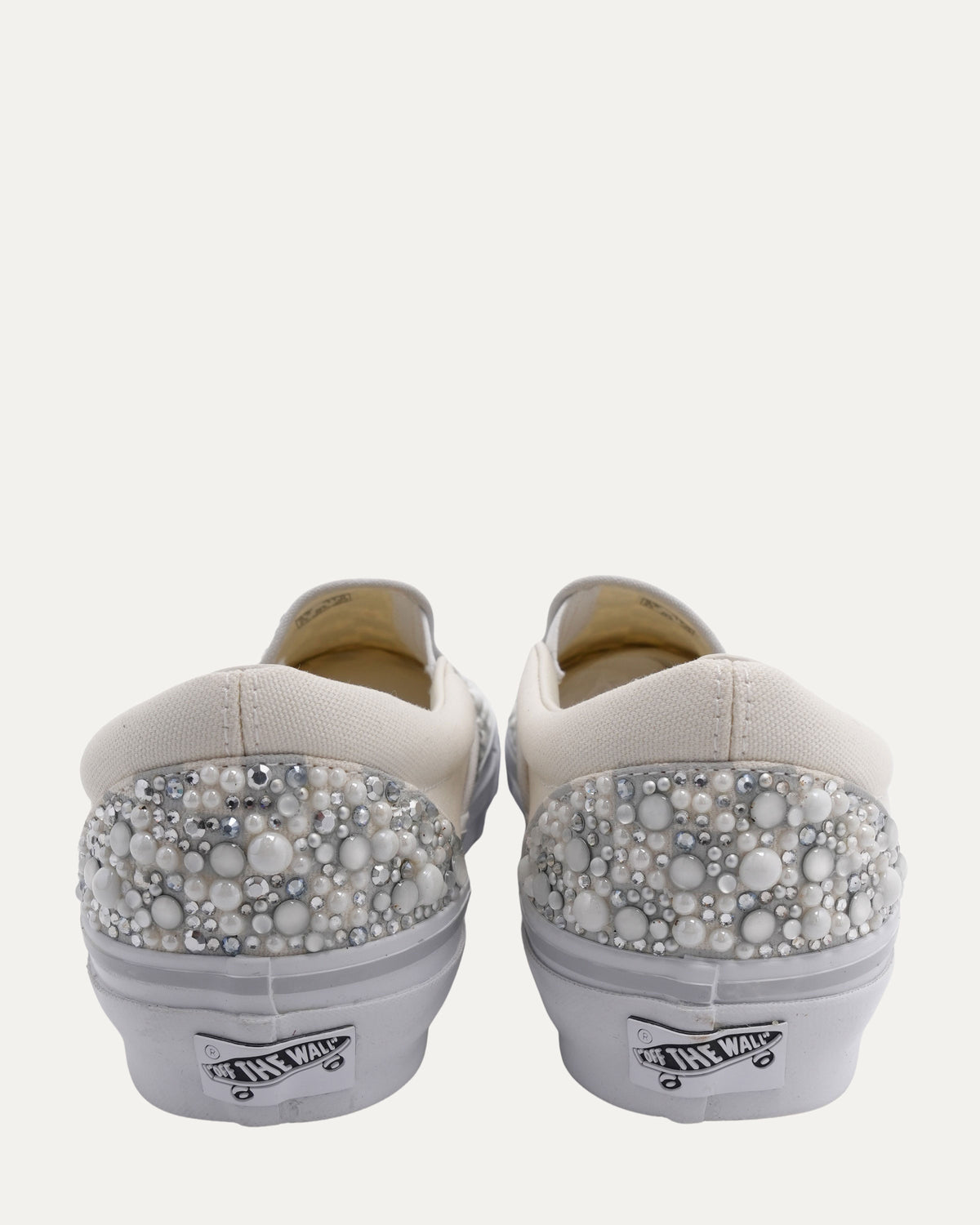 Embellished Vans Slip On Sneakers