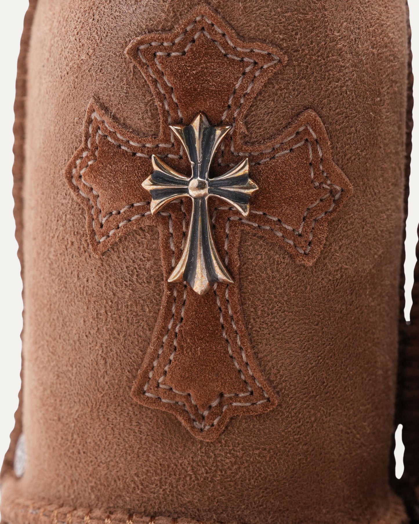 Silver Embellished Cross Patch Children's Uggs Boots