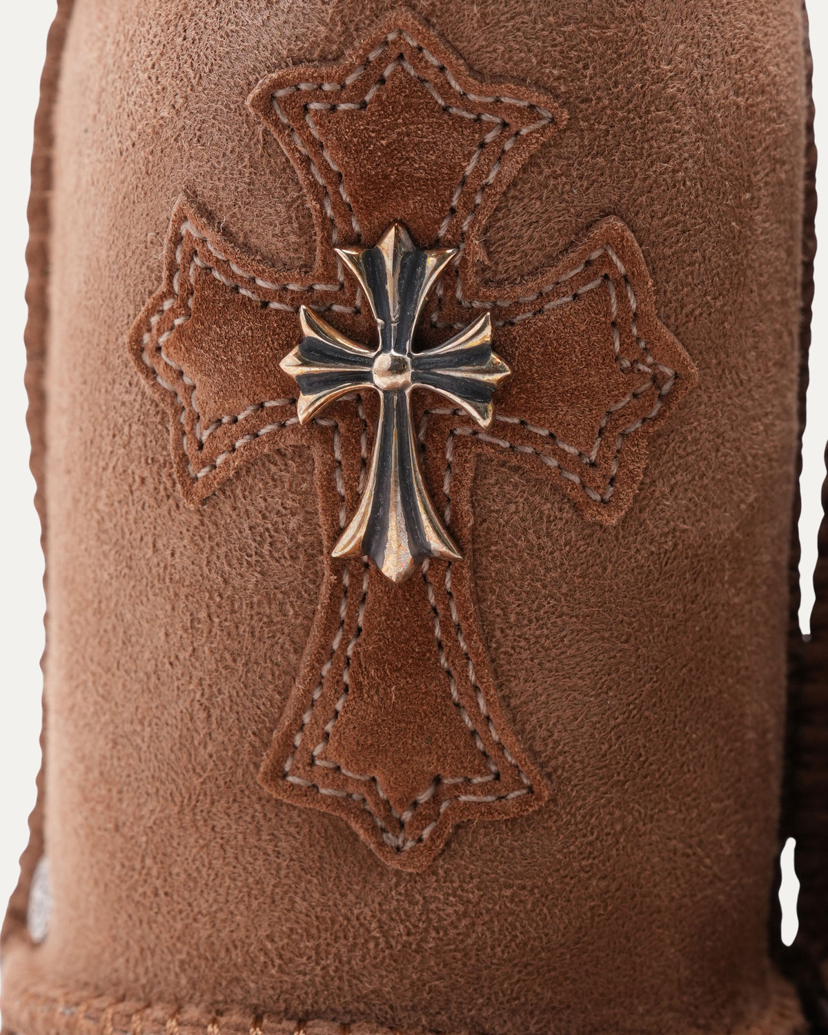 Silver Embellished Cross Patch Children's Uggs Boots