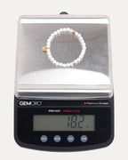 22k Gold Heart Bead Bracelet