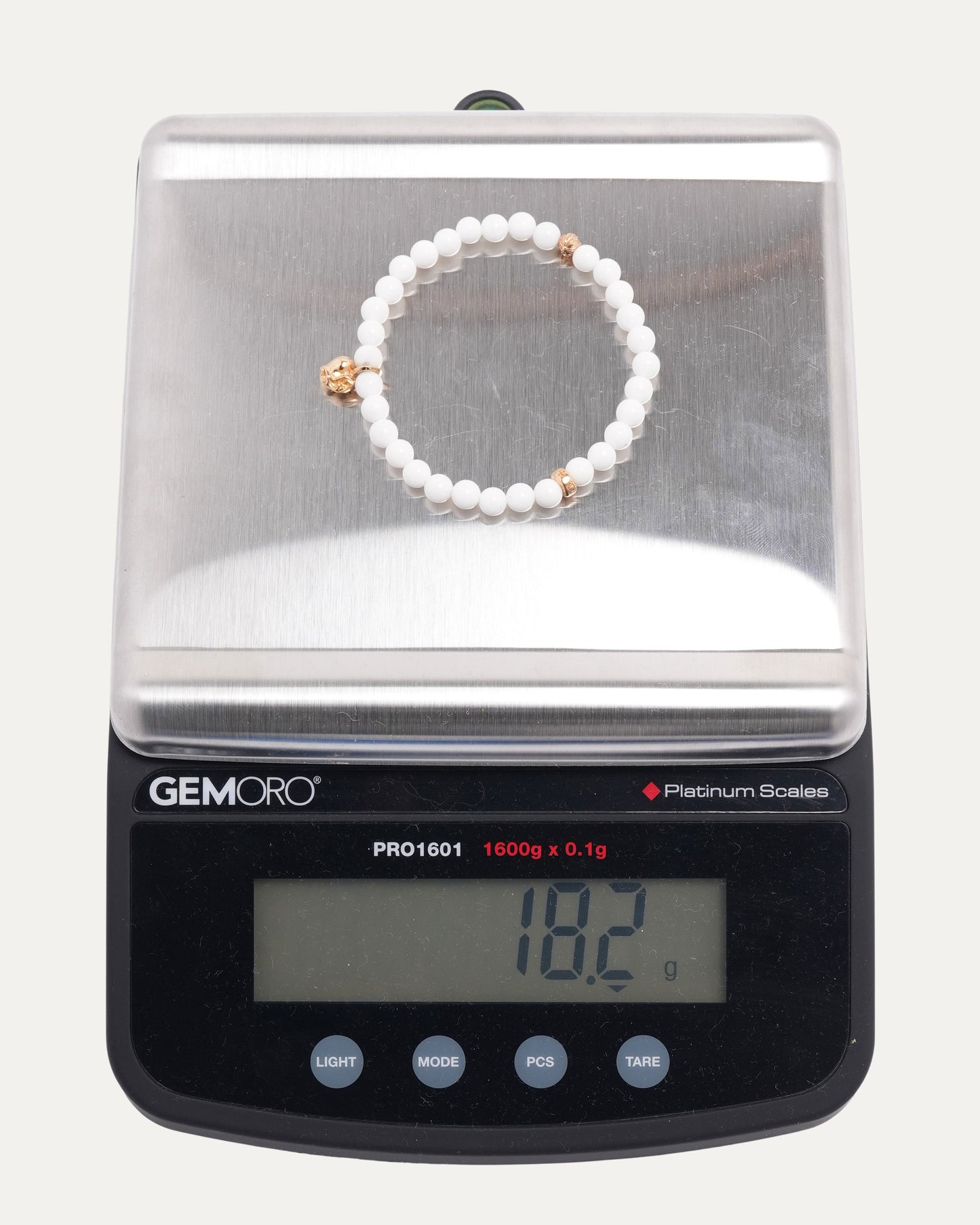 22k Gold Heart Bead Bracelet