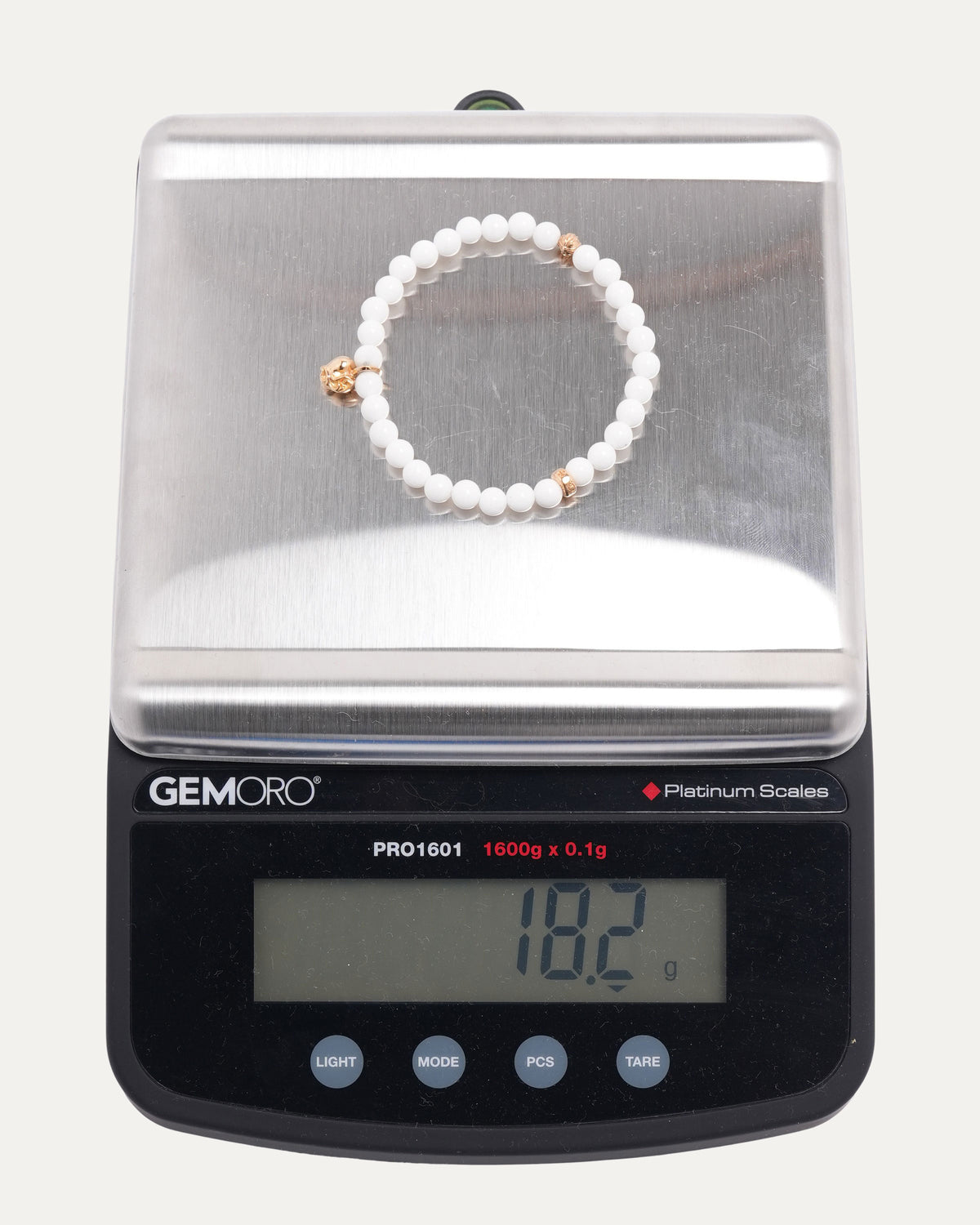 22k Gold Heart Bead Bracelet